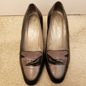 Sonia vintage Blk / Gray tone heeled shoes